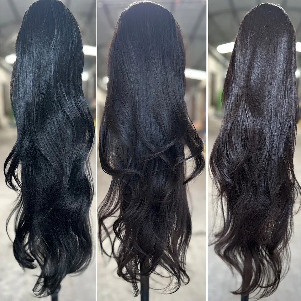 28 Inch Blonde Color Drawstring Ponytail Synthetic Hair Extensions Body Wave High Temperature Fiber PonyTail Hair Extensions