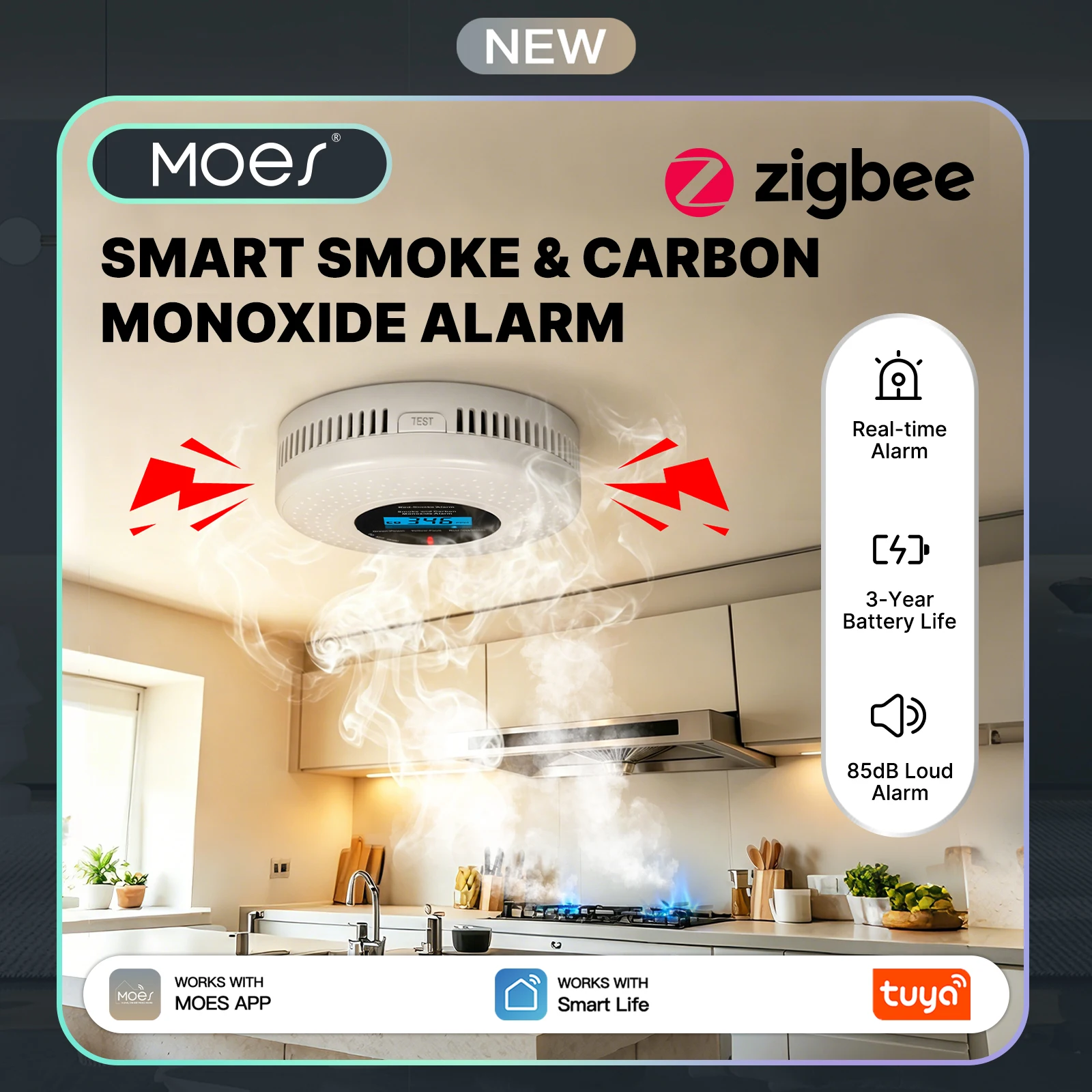 moes-tuya-zigbee-煙と一酸化炭素検知器-2-in-1-スマート-co-ガス警報器-85db-サイレン-ホームセキュリティ-アプリ-リモートモニターセンサー