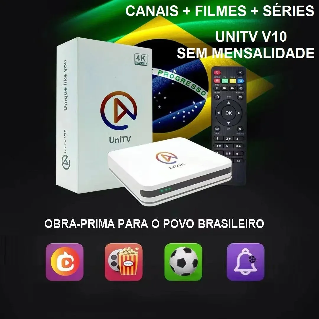 الوسائط المتعددة Tv-Box Uni V10 HD Android Wi-Fi 4K Streaming تكوين #4