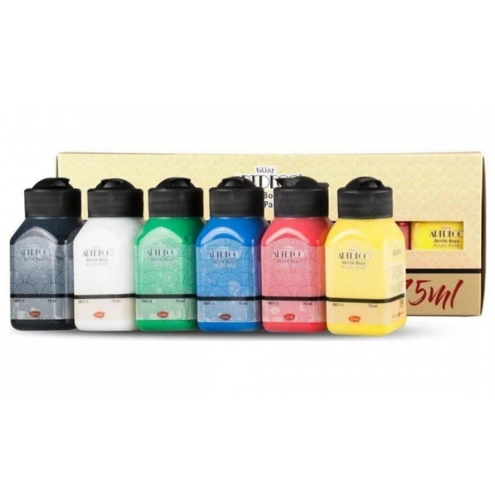 Hobby Set Clay Dough 2x500 Gr Acrylic Paint 6x75 Ml Varnish 120 Cc Sand Paper 2 Pieces Brush Cutting Wire High Quality Healthy