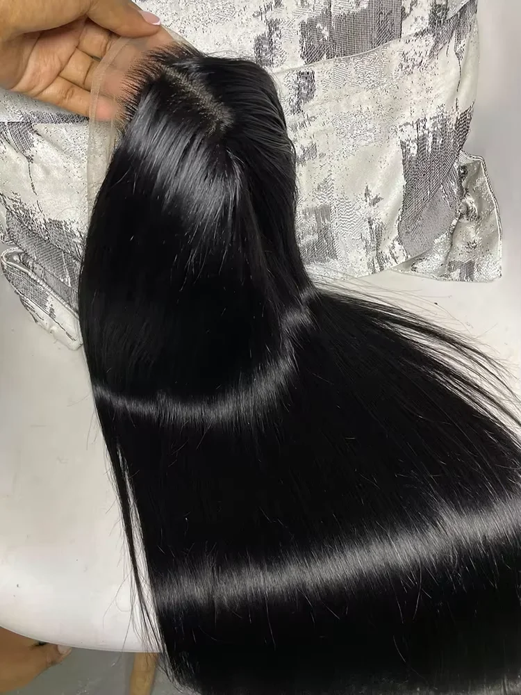 

13x4 Bone Straight Human Hair Wigs 13x6 Hd Lace Frontal 42 Inch Straight Transparent Lace 200 Density Human Hair Wig For Women