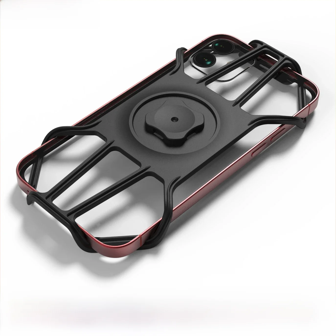 Uniwersalny silikonowy adapter do uchwytu na telefon do szybkiego montażu na kratce wentylacyjnej/samochodzie/rowerze/klipsie do paska/ścianie/opaską na ramię/opaską na nadgarstek — zdjęcie produktu 7