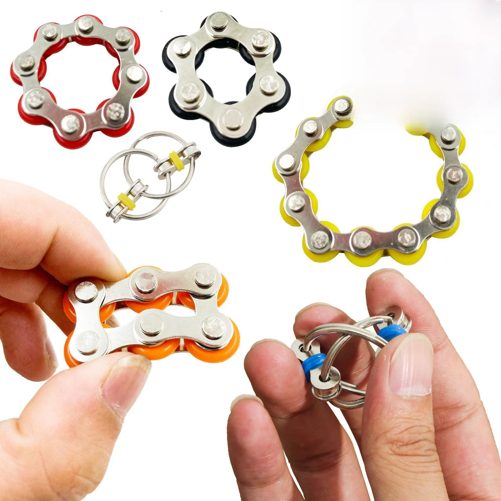 AliExpress MOONBIFFY 1Pcs Roller Bike Chain Fidget  Autism Toys Therapy Cool Gadgets Stress Skills for Anxiety Antiestrés