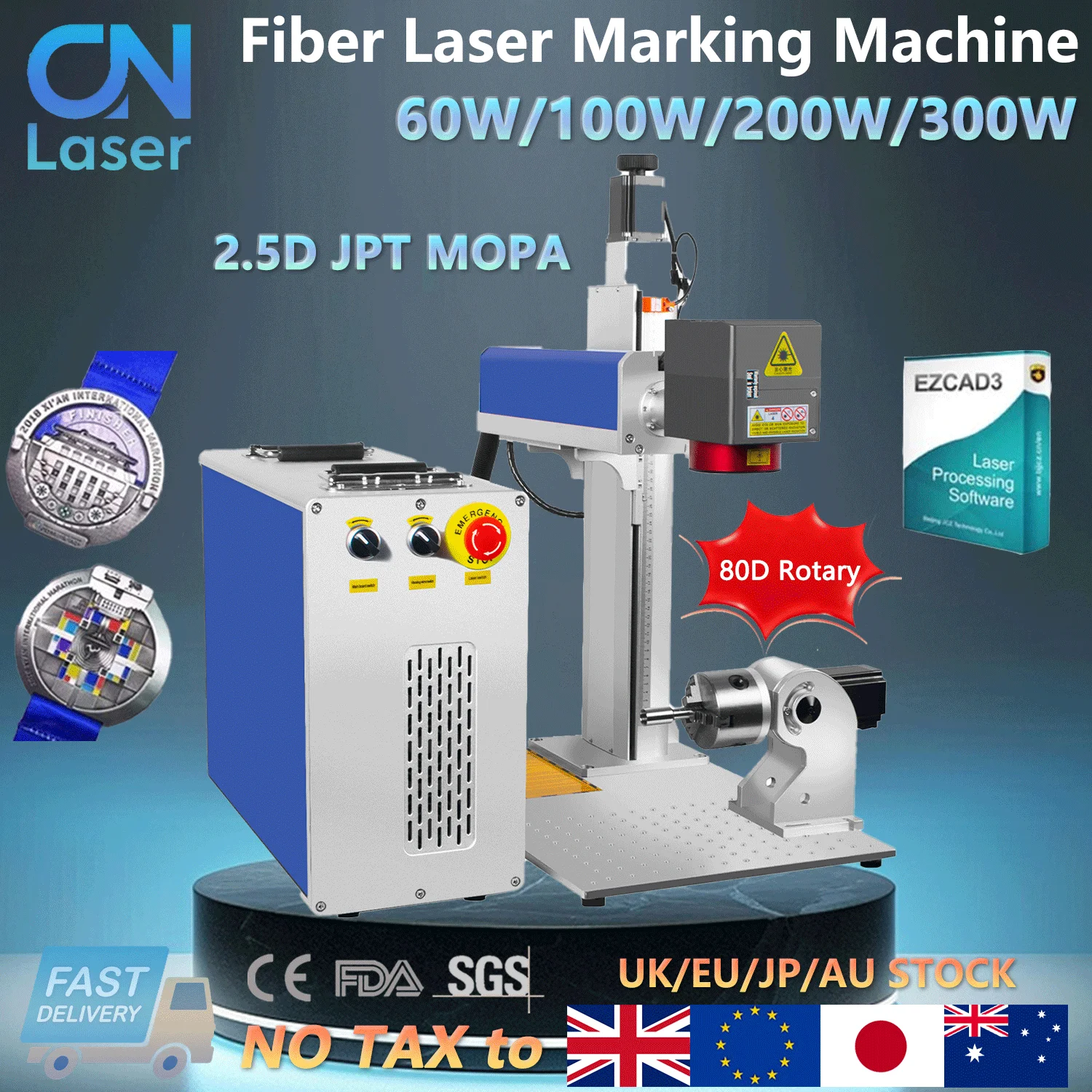 2.5D Jpt Mopa Fiber…