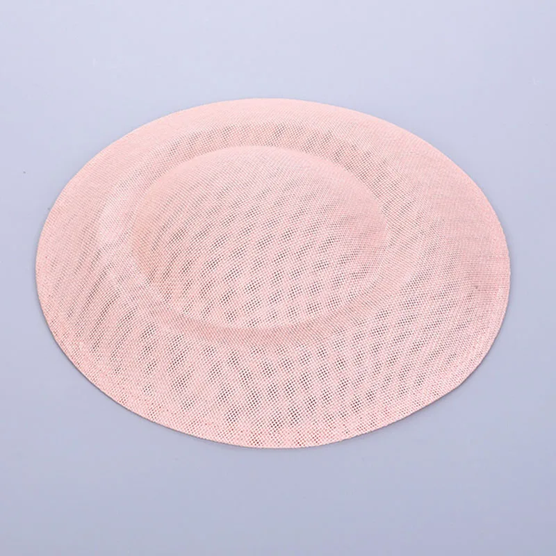 Fascinator Hat Base Women Sinamay Hat Round Linen Base Derby Church Wedding Hat DIY Craft Accessories