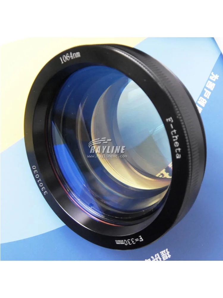 UV Laser Field Lens 355nm M85 thread Galvo System 110X110mm F160 F-theta Scan Lens 200X200 For Laser Marking Machine Parts