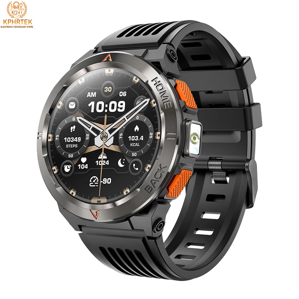 

Умные часы GS500 с Bluetooth-вызовом, GPS-позиционированием, компасом, фонариком, пульсометром, кровяным давлением и водонепроницаемой функцией