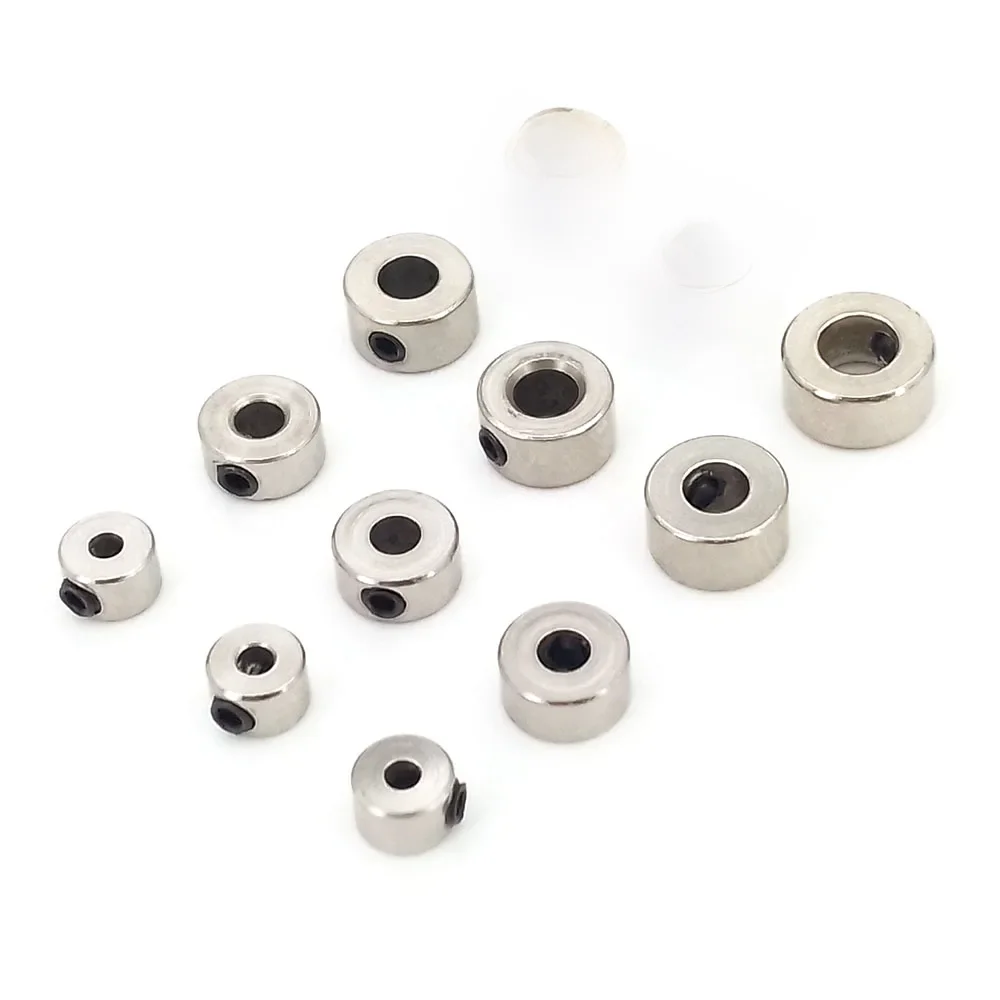Bague d'Arrêt de Roue pour Avion RC et Bateau, 10 Pièces, 2mm 3mm 4mm 5mm
