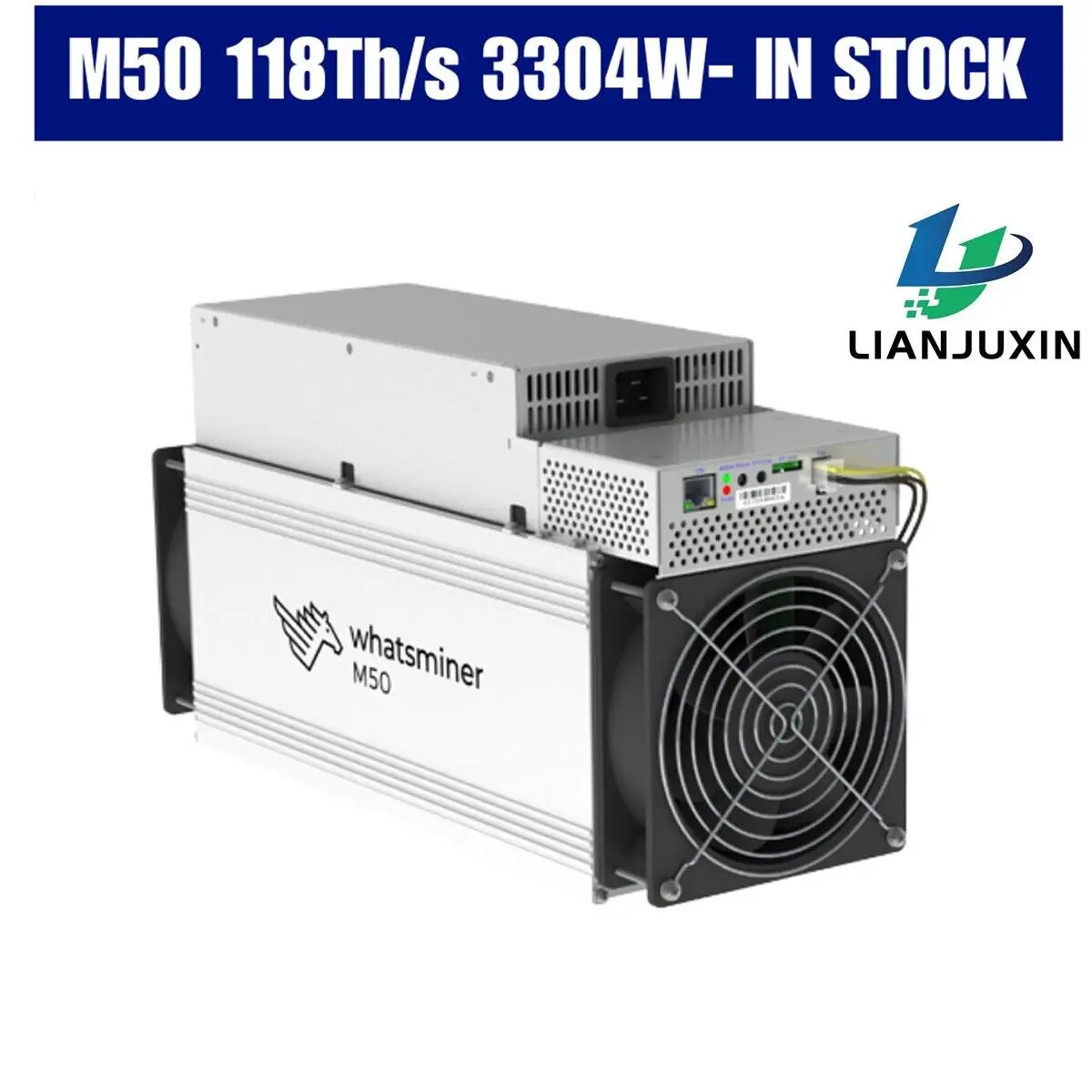 

ТОПЕЧНЫЕ ПРОДАЖИ, КУПИТЕ 5, ПОЛУЧИТЕ 3 БЕСПЛАТНО Новый Whatsminer M50 118TH/s 3304 Вт SHA-256 BTC Bitcoin Miner ASIC Mining Machine