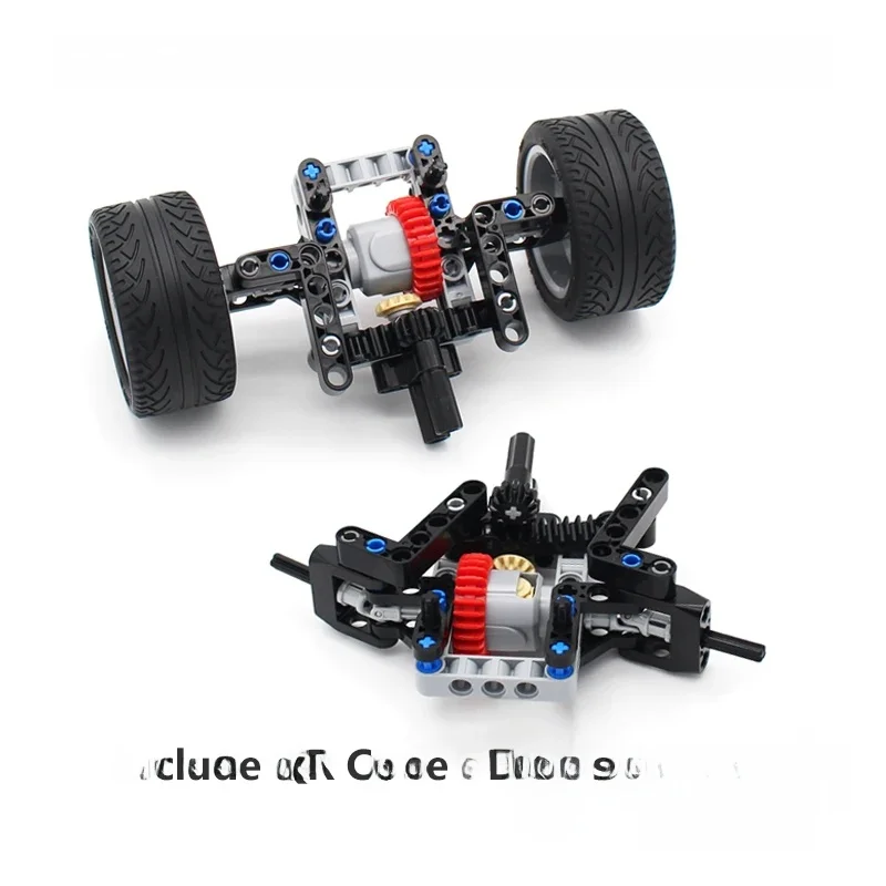 Kit de système de suspension de direction avant et équipement ou.com, blocs de construction à module haut MOC, briques d'assemblage, jouets pour enfants, simple, versicar