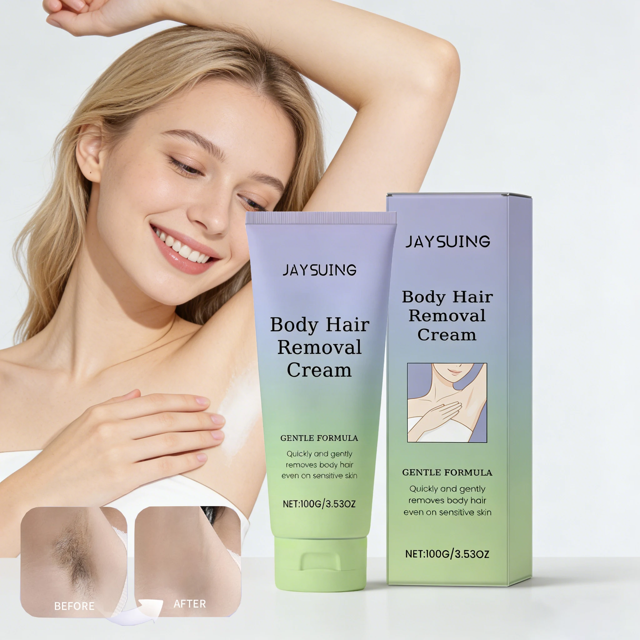 

JAYSUING 100g Body Hair Removal Cream To Removal Creams Whitening Hand Leg Armpit Hair Loss Product Wax For Depilation