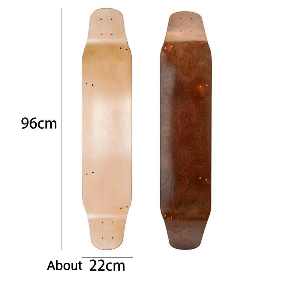 Skateboard Deck Sturdy Eco Friendly Pre Holes 36.22\'\' x 8.66\'\' Electric Mountain