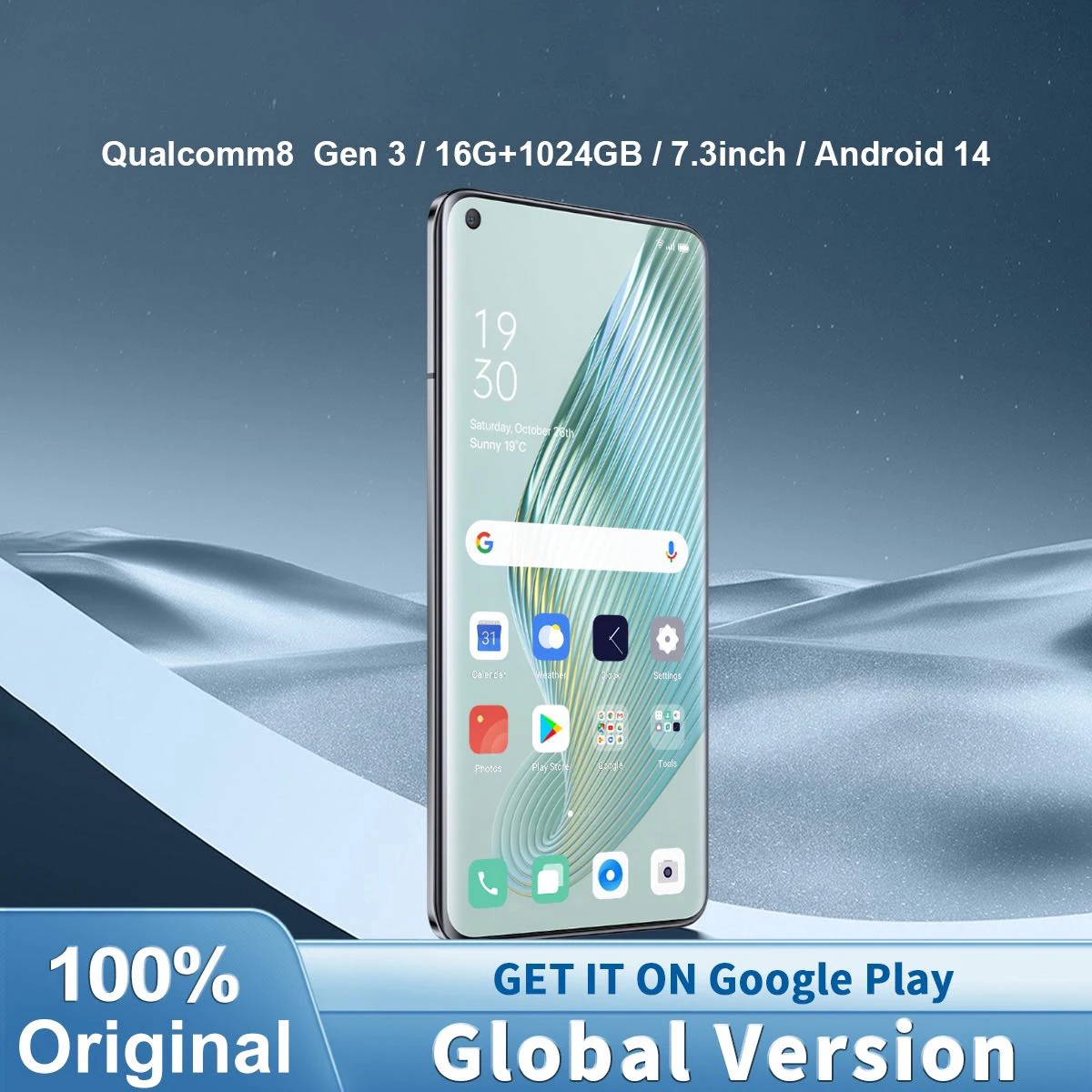 Nuovi telefoni 26 Ultra 7.3 Schermo HD Snapdragon 8gen3 22G + 2T 5G Dual Sim Celulares Android sbloccato 78MP + 108MP 7800mAh espandibile