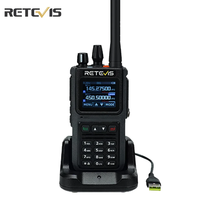 Retevis C1 Walkie Talkie 5W Long Range Communication Handy Ham Two-way Radio Camping Walkie-Talkie UHF VHF Amateur Station