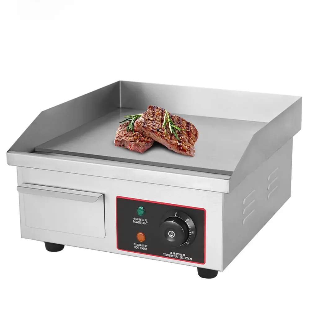 XEOLEO-Teppanyaki Elétrica Máquina De Bolo De Mão, Lulas Grelhadas, Tofu, Spike, Batata Placa Plana,