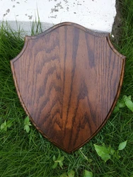Oak Base Shields Solid Oak Shield Antler Taxidermy Plaque Roe Trophy Plate Buck Wooden Base Shields Mounting