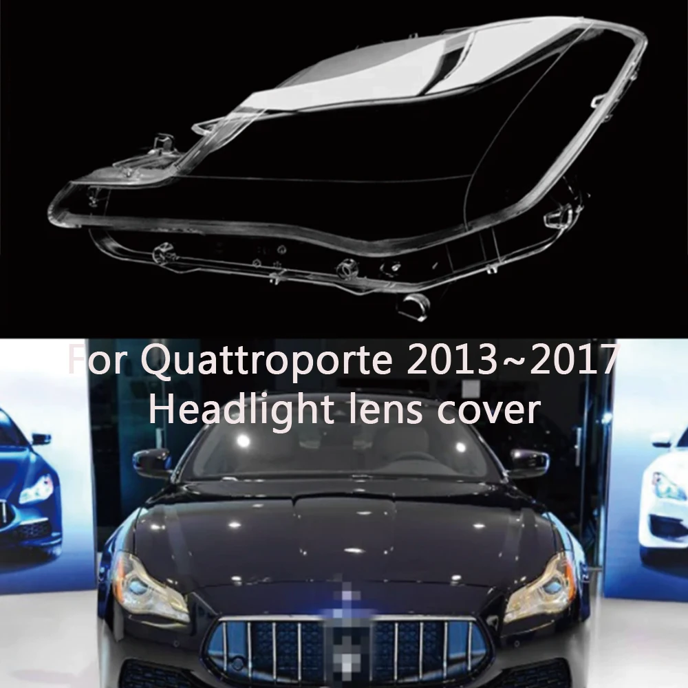 Headlamp Caps For Maserati Quattroporte 2013 2014 2015 2016 2017 Car Front Headlight Lens Shell Head Light Cover Lampshade Case