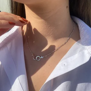 Edelstahl Halskette Lesben Jeroy Halskette Lesben Pride Geschenk Flagge Lesben Paar Halskette LGBT Lesben Freundin 10 Hauptverkäufe Casal Lesbico - №5