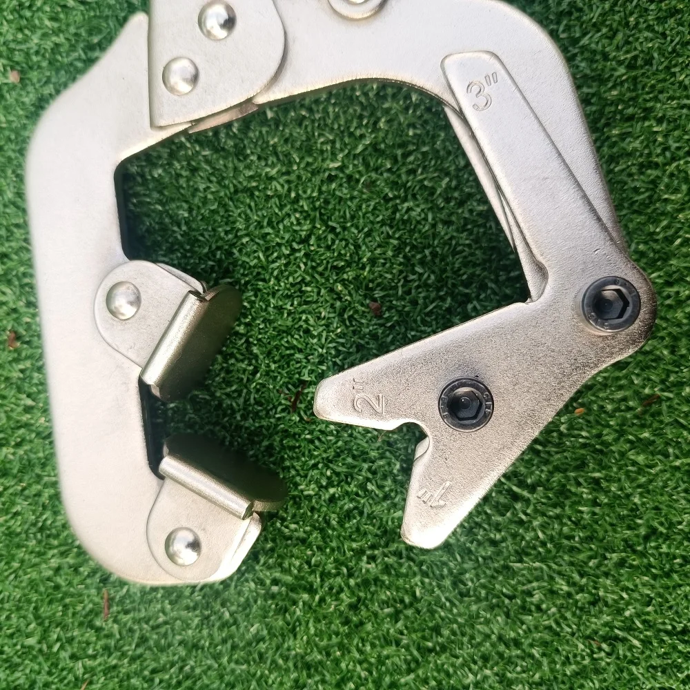 Imagem -04 - Polegada c Clamp Locking Alicate Non Slip Handle 1in2in 2in3in 270 ° Rotação Labor Saving Welding Clamp para Tubos Redondos Quadrados 10