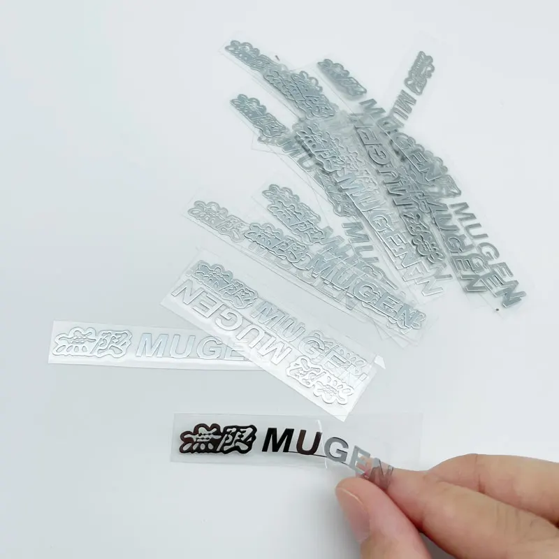 ملصقات معدنية لممسحات النوافذ لديكور السيارة ، ملصقات بتصميم السيارة لسيارة Honda Mugen Power Accord Odyssey JAZZ CRV Fit Accessories #5