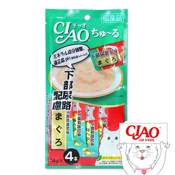 INABA CIAO urinari care 14g x 4P tuna Churu  cat snack