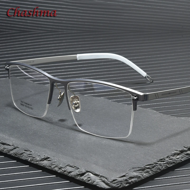 

Chashma Prescription Glasses Aluminium Magnesium Alloy Eyeglasses Frames Men Optical for Recipe Eyewear Lenses Spectacles