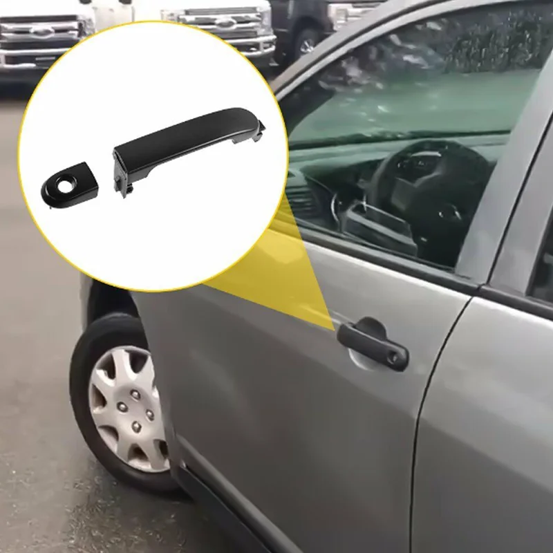 for Nissan Tiida Latio Versa C11 2005~2012 2011 2010 2009 Car Door Handle Outside Exterior Front Rear Left And Right Accessories view 4