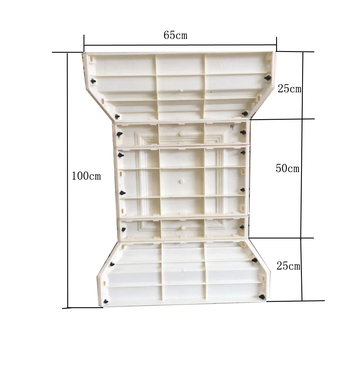 

50 см Reazone ABS, высококачественные пластиковые формы, форма для бетонного пьедесталя для садовых кашпо