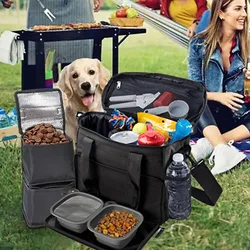 Travel Carrying Bag Large Pet Training Procket Dog Food Snack Bag Cat Treat Professional Training Feeder Pocket Bag Supplies