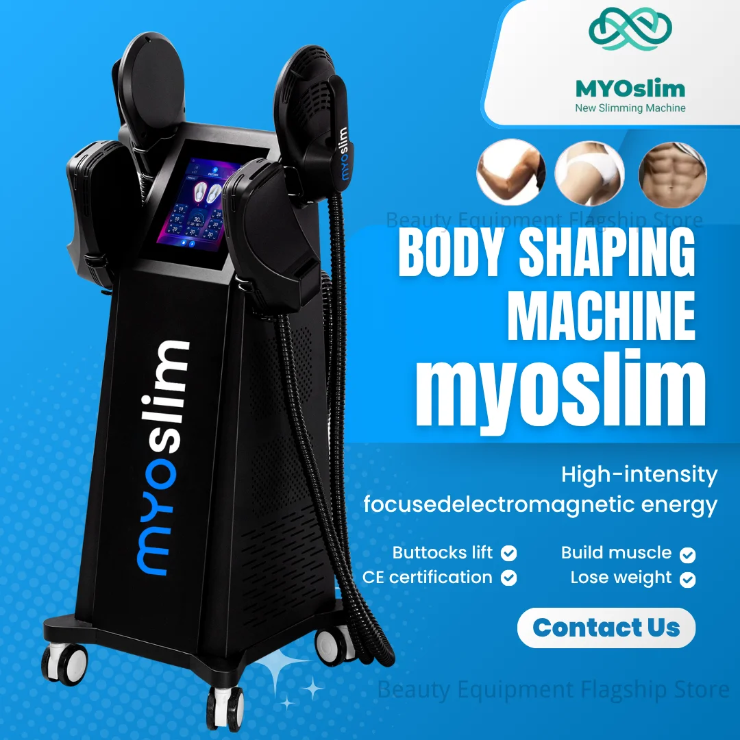 

MYoslim Sculpt Machine 15Tesla 6500w EMS RF Fat Slimming Burning Muscle Stimulation Body Sculpting 15 Electromagnetic Therapy
