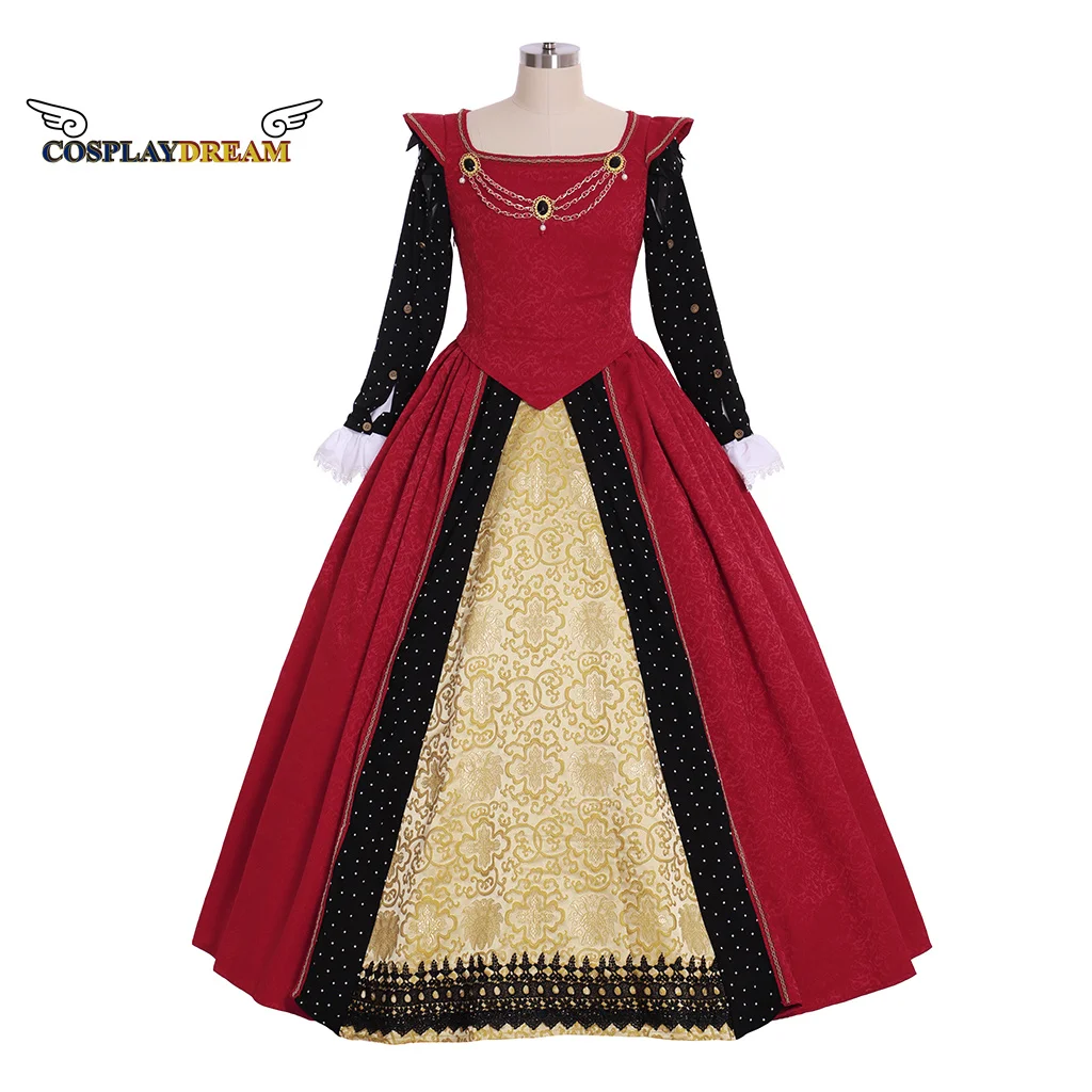 

Medieval Dress Cosplay Tudor Period Tudor Dress Cosplay Costume Renaissance faire Red Gown Dress Custom Made