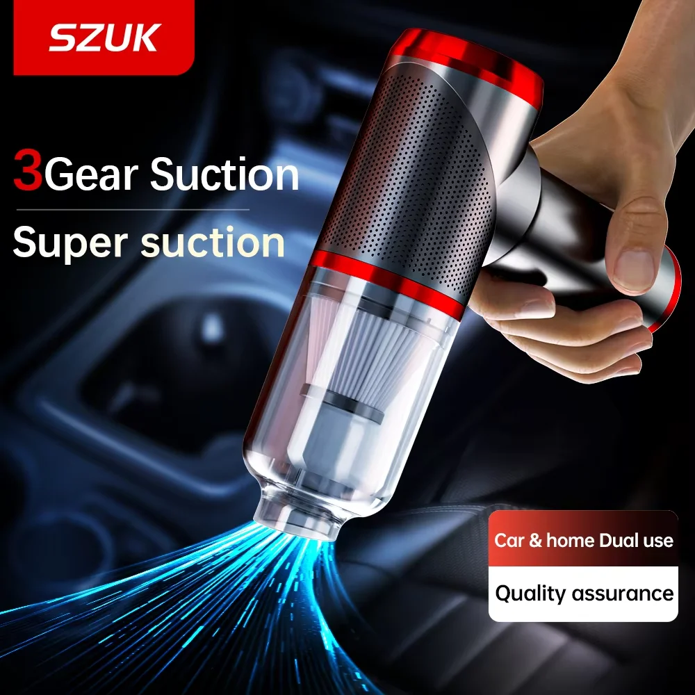 

SZUK Car Vacuum Cleaner Mini Wireless Portable HandHeld Vacuum Cleaner Powerful Vacuum Car Cleaner Cleaning Machine for Car Home