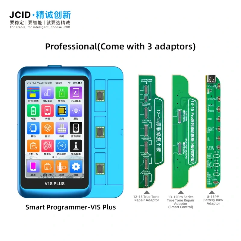 JCID V1S Plus Smart Programmer for iPhone Repair - Purple Screen & Jailbreak Functions/ 5G WiFi Cheaper Than V1S Pro