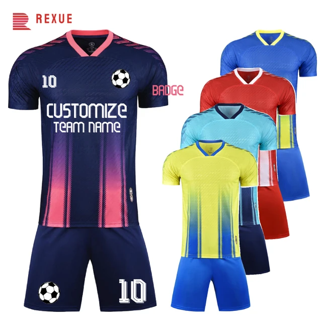 Breathable Mesh Football Jersey Kit 24 25 New Summer Men s Children s Soccer Team Uniform With Strip Print Fashion Sport Design AliExpress 201768104