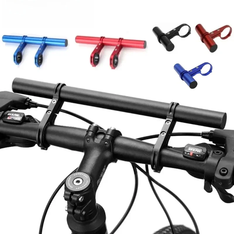 AliExpress 10/20CM Bicycle Handlebar Extender Bike Headlight Support Rack Extented Bar Carbon Tube Aluminum Alloy Mount Cycling Accessories