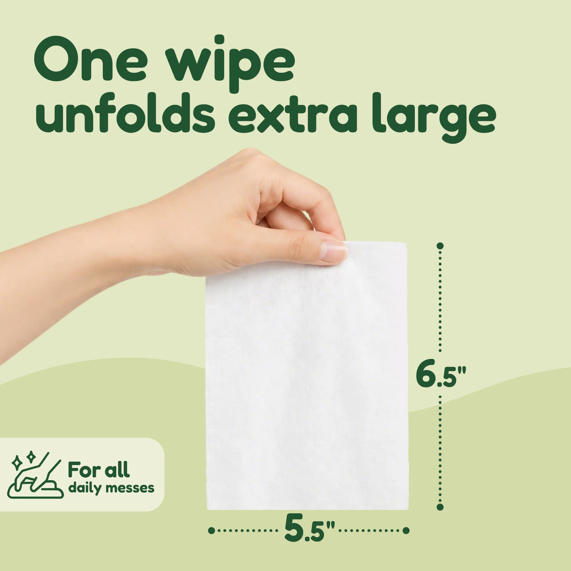 Mini Flushable Wet Wipes 3