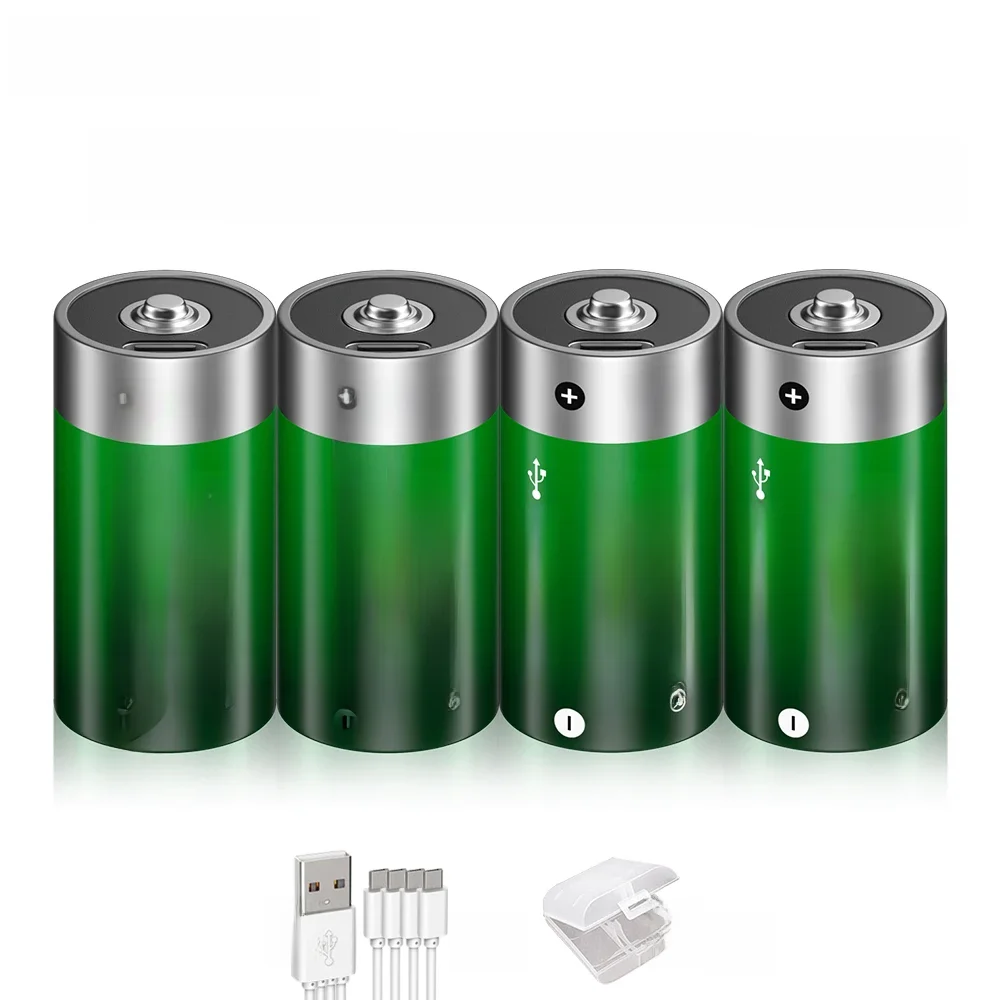 Bateria litowo-jonowa PALO 1.5V rozmiar C 6000mWh, akumulator litowy typu C, bateria Lipo LR14 rozmiar C do latarek, kuchenek gazowych — zdjęcie produktu 7