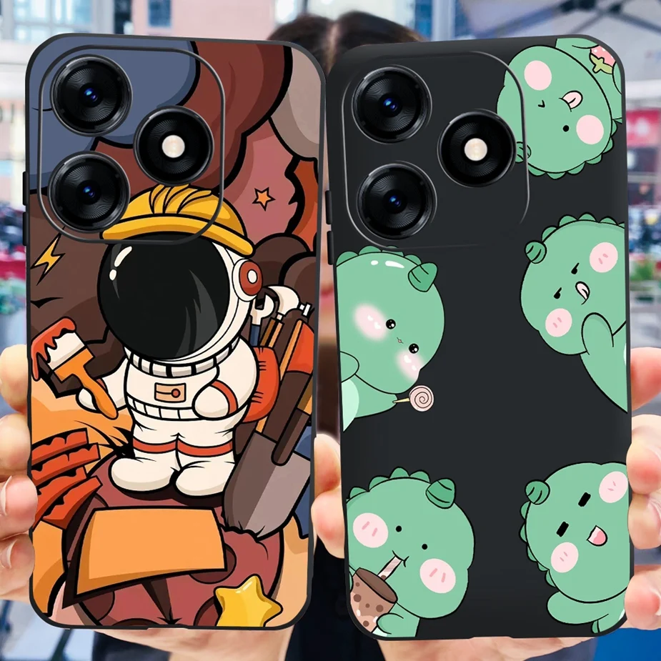 For Tecno Spark 10 Pro Case KI7 Cute Painted Cover Shockproof Phone Cases For Tecno Spark 10C Spark10 Pro Back Cover Soft Fundas