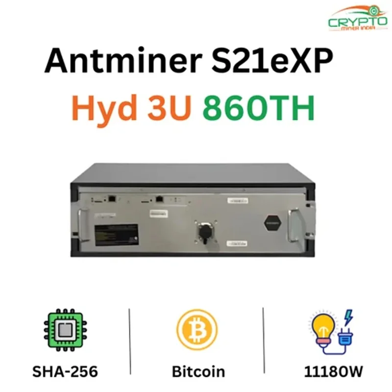 iStocks HOT SALES Bitmain Antminer S21e XP Hyd 3U