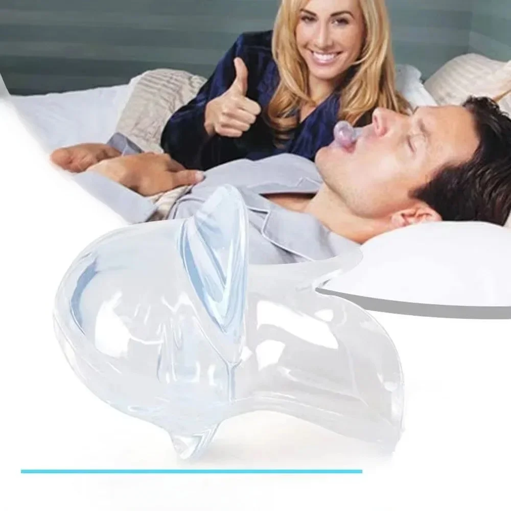 Embout Anti-ronflement, retenue de langue, aide à éliminer le ronflement, dispositif Anti-ronflement en Silicone, apnée du sommeil