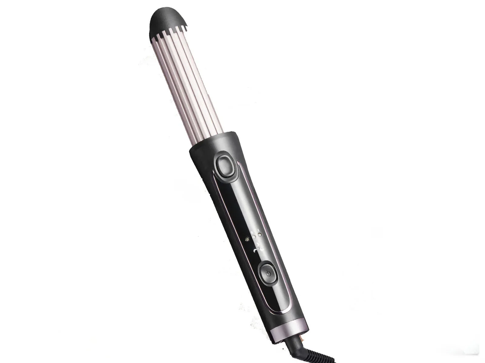 Portátil e poderoso profissional encrespador de cabelo, ondulado e encaracolado alisador, 2 em 1,