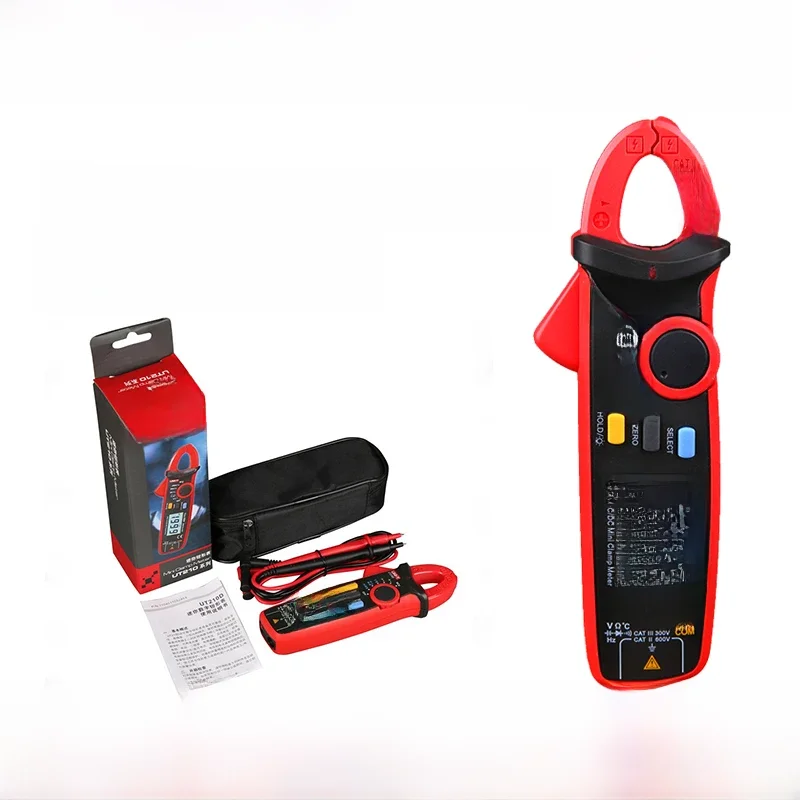 UNI-T-Digital Clamp Meter, UT210E, UT210D, Corrente AC, Mini Clamp Multímetro, Alicadores True RMS,