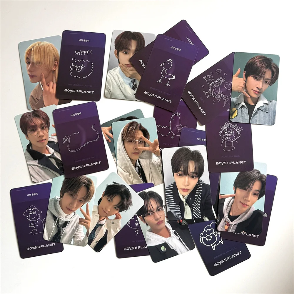 6pcs/Set ALD1 Photocards BOYS PLANET Special Card Double Sides Bright Film LOMO Card JUNSEO ARNO LEO Fans Collection Gift