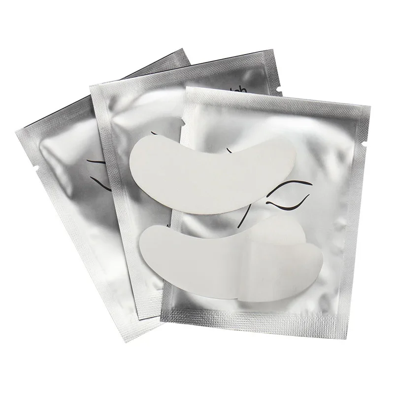50/100/200 Pairs Wimpern Pad Gel Hydrogel Augenklappe Pfropfen Unter Augen Papier Aufkleber Fuchs Wraps Wimpern Verlängerung make-up-Tools