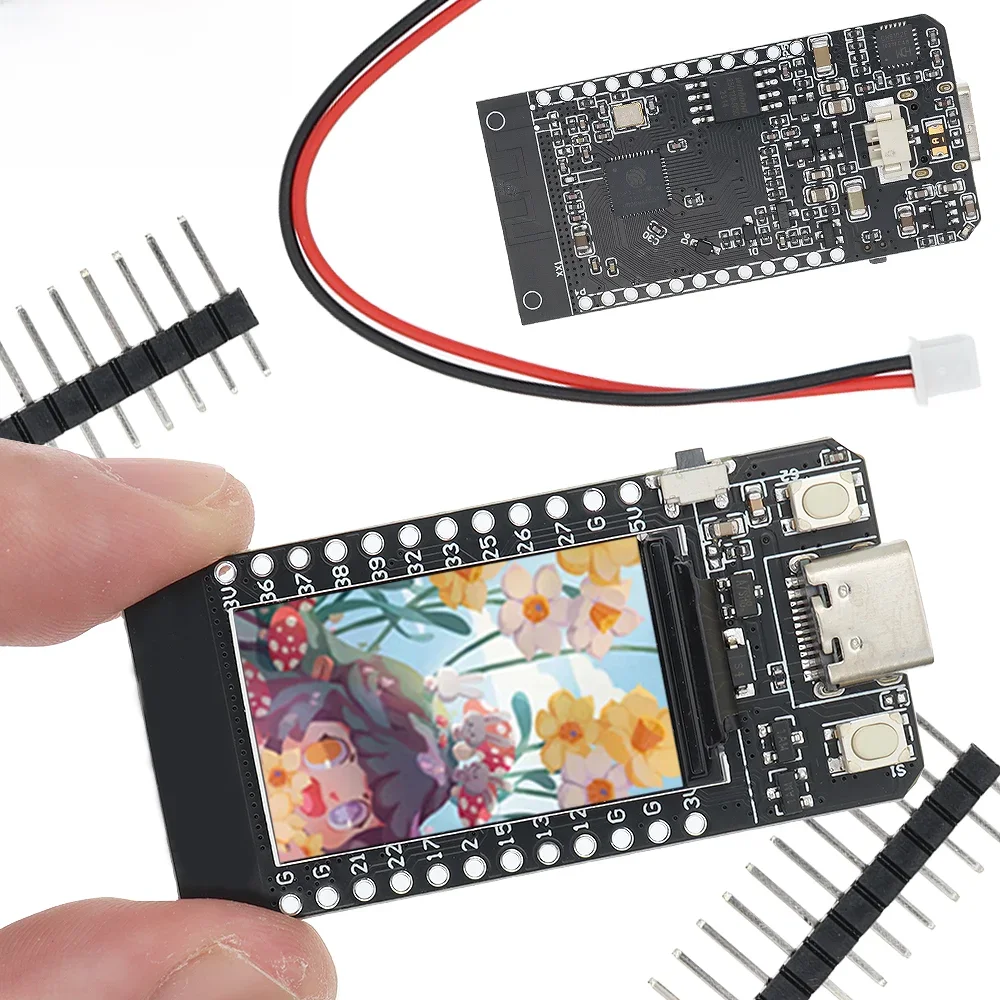 T-display esp32 wifi e placa de desenvolvimento de módulo compatível com bluetooth 1.14 Polegada