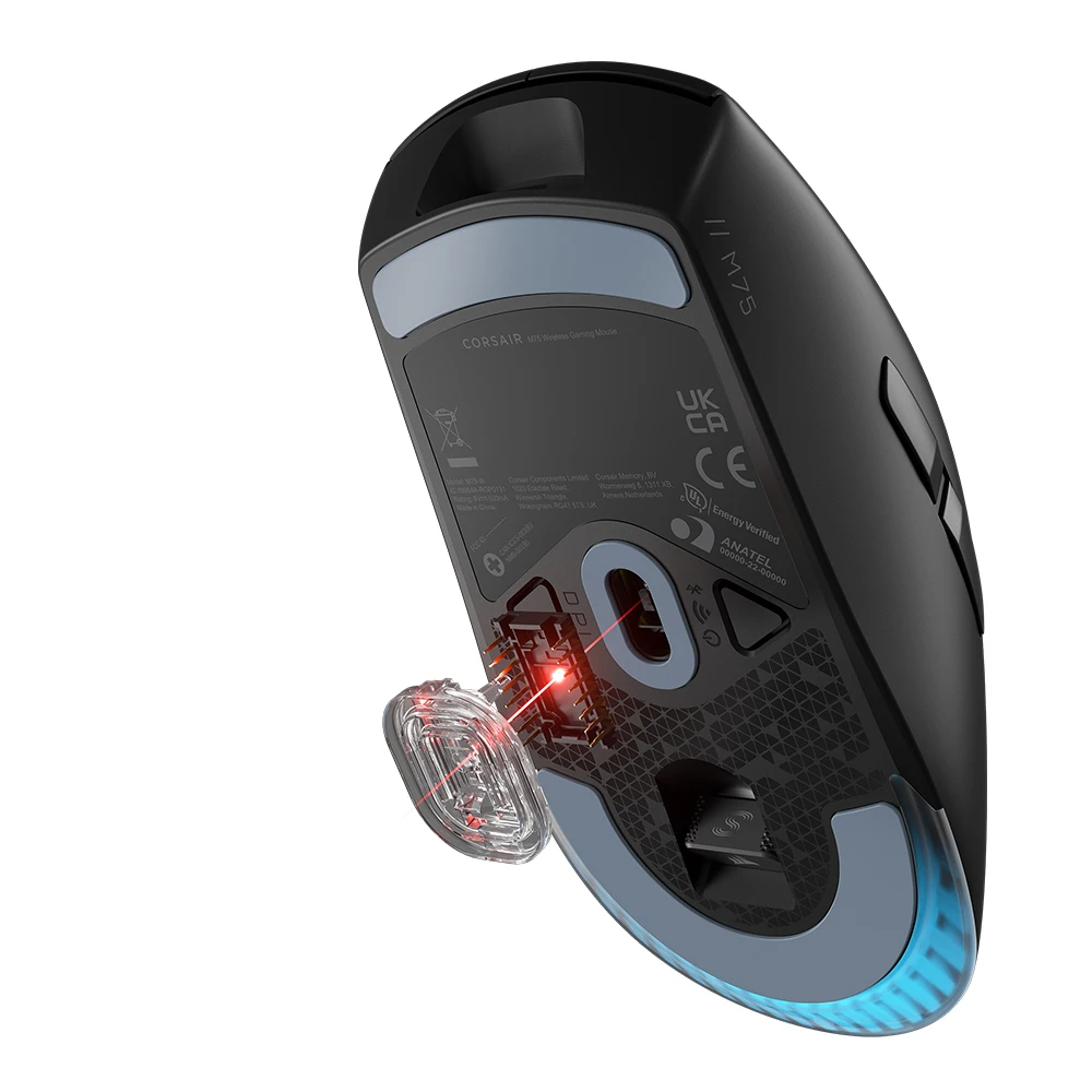 Cursair M75 RGB ultra light wireless gaming mouse Black