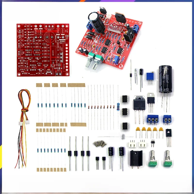 Kit d'alimentation régulée cc 0-30V 2mA-3A, voltmètre 0-100V, Protection de limitation de courant réglable en continu