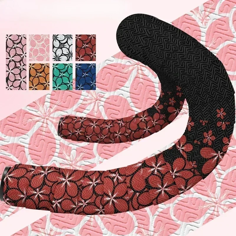 AliExpress BUCKLOS Road Bike Handlebar Tape Non-slip Shock Absorption Handlebar Tape Flower Print Bar Tape Waterproof Bycicle Accessories