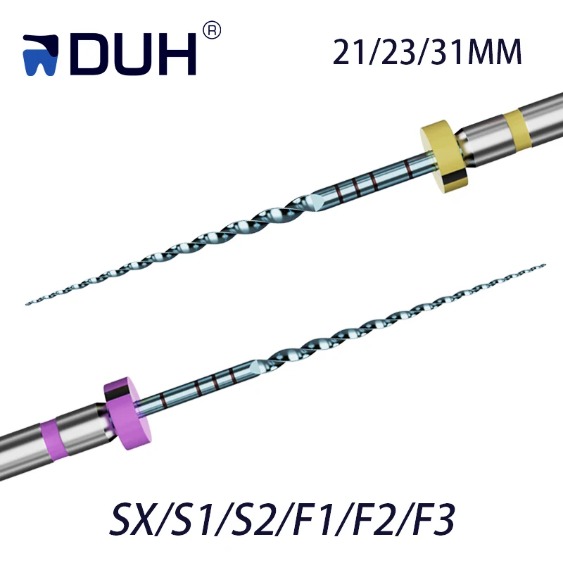 DUH Dental Endo File Stożek do kanałów korzeniowych Pilnik endodontyczny Aktywowany ciepłem Pilnik obrotowy Elastyczny Instrument dentystyczny