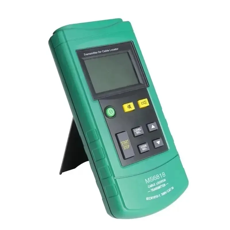 MS6818 Cable Tester Metal Pipe Finder Underground Professional Cable Locator Short Circuit Interruption Detection 30-400V AC/DC